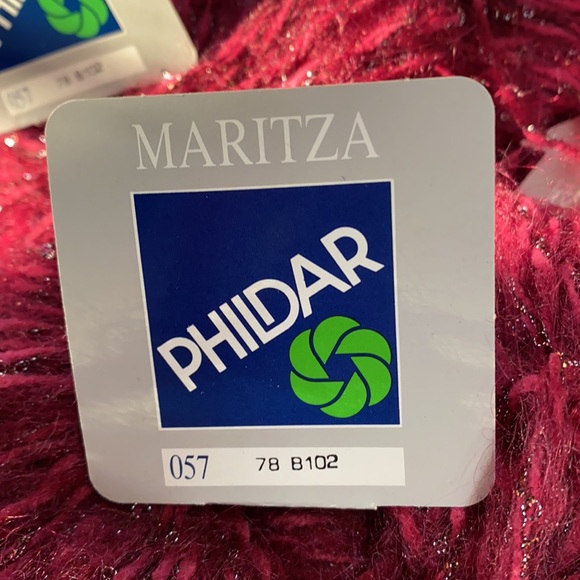 PHILDAR Maritza yarn lot of 7 skeins cotton/poly/mohair blend, made in France - Picture 3 of 6